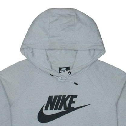 Mens UK Size M Nike Grey Pullover Hoodie