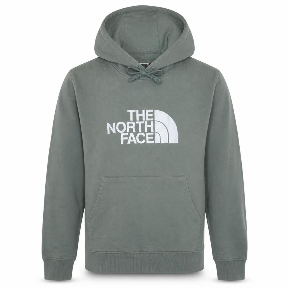 Mens UK Size M The North Face Green Pullover Hoodie