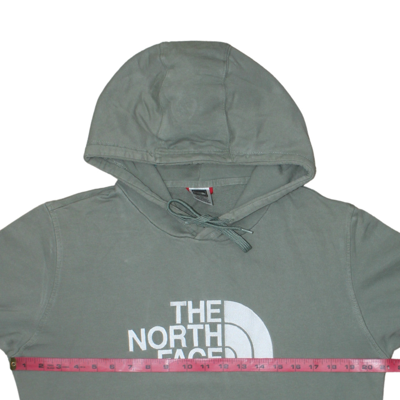 Mens UK Size M The North Face Green Pullover Hoodie