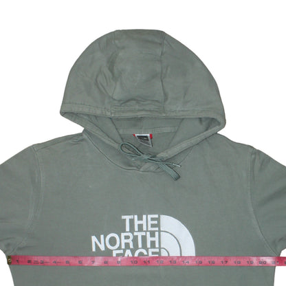 Mens UK Size M The North Face Green Pullover Hoodie