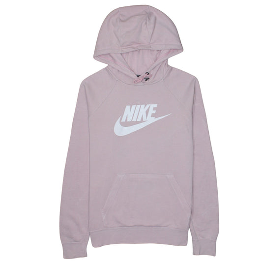 Womens UK Size S Nike Pink Pullover Hoodie