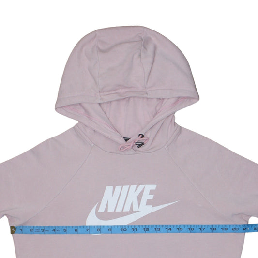 Womens UK Size S Nike Pink Pullover Hoodie