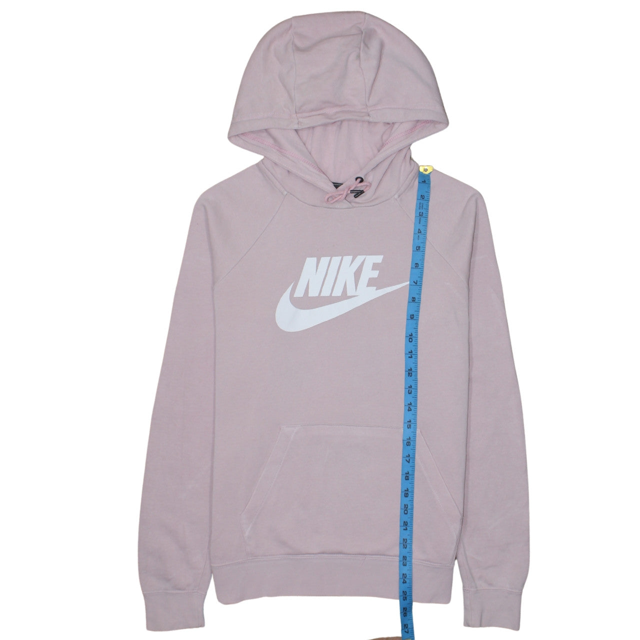 Womens UK Size S Nike Pink Pullover Hoodie