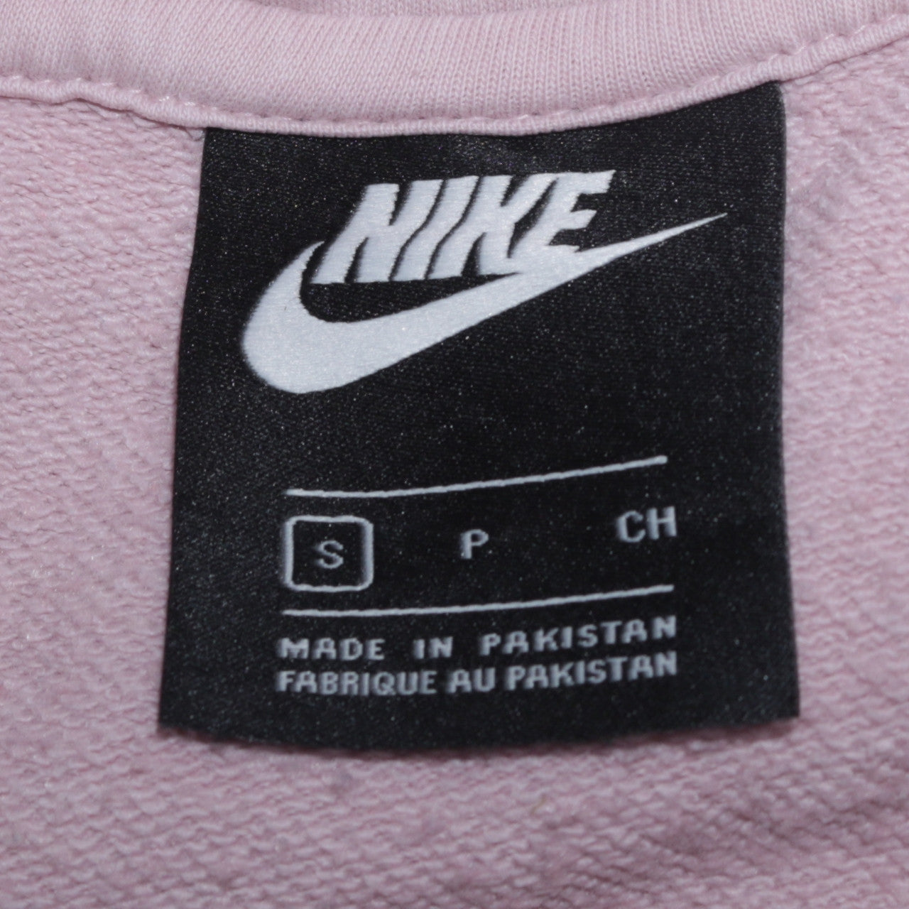 Womens UK Size S Nike Pink Pullover Hoodie