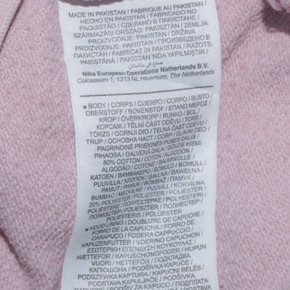 Womens UK Size S Nike Pink Pullover Hoodie