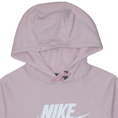 Womens UK Size S Nike Pink Pullover Hoodie