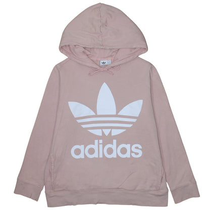 Womens UK Size 16 adidas Pink Pullover Hoodie
