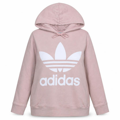 Womens UK Size 16 adidas Pink Pullover Hoodie