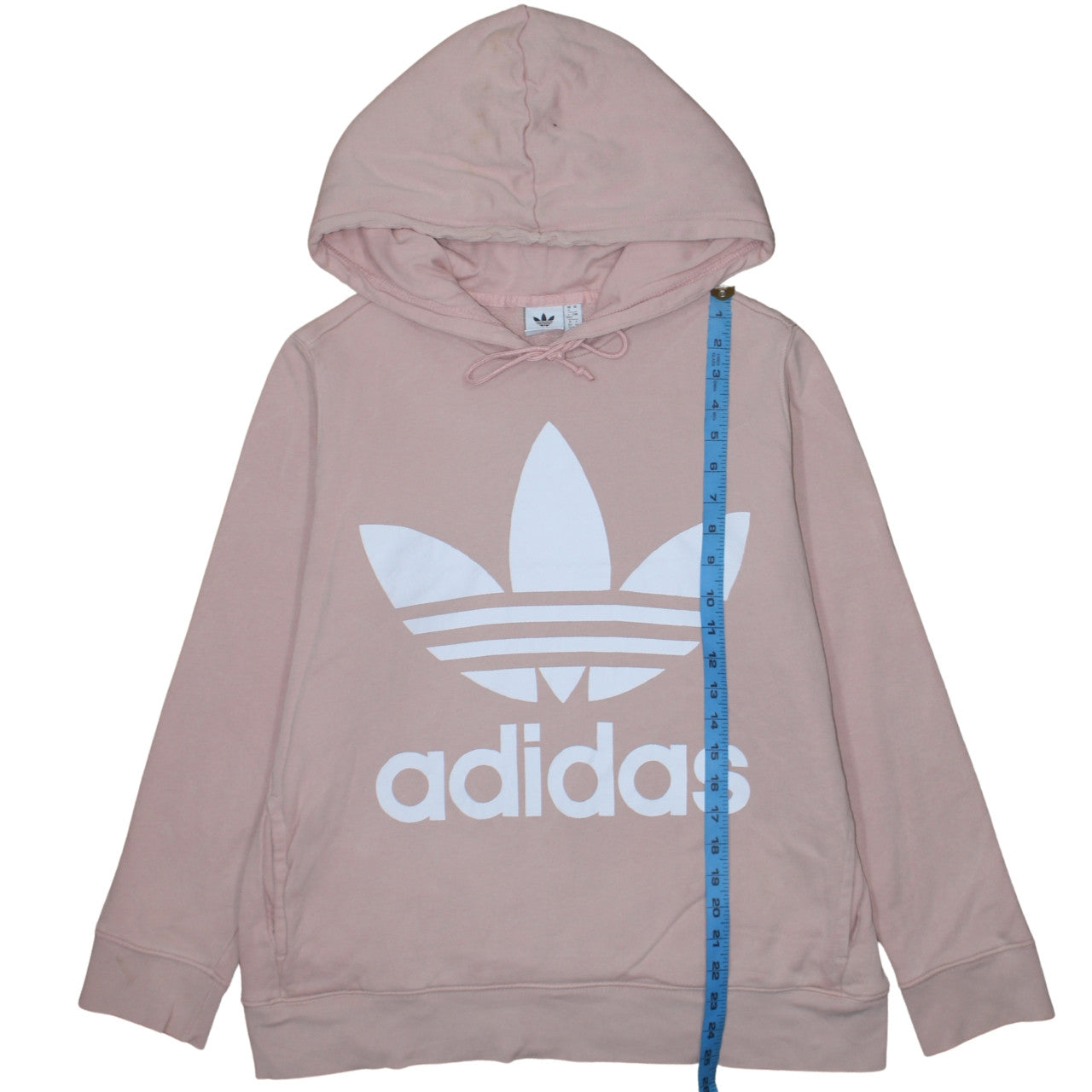 Womens UK Size 16 adidas Pink Pullover Hoodie