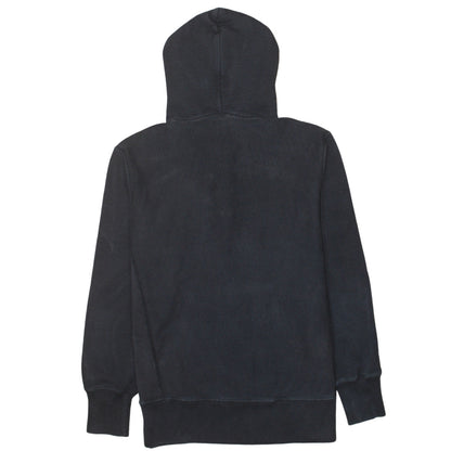 Mens UK Size L Champion Black 1/2 Zip Hoodie