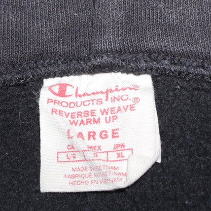 Mens UK Size L Champion Black 1/2 Zip Hoodie