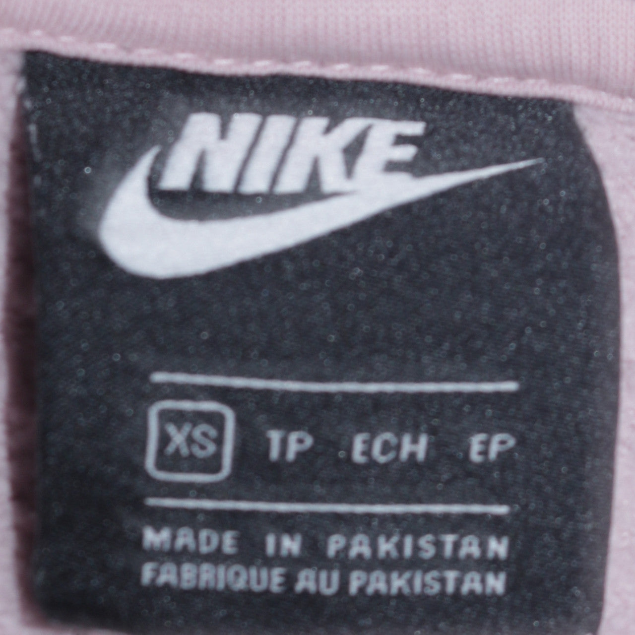 Womens UK Size XS Nike Pink Pullover Hoodie