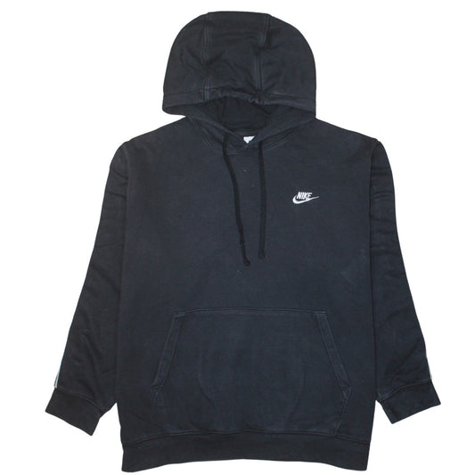 Womens UK Size M Nike Black Pullover Hoodie