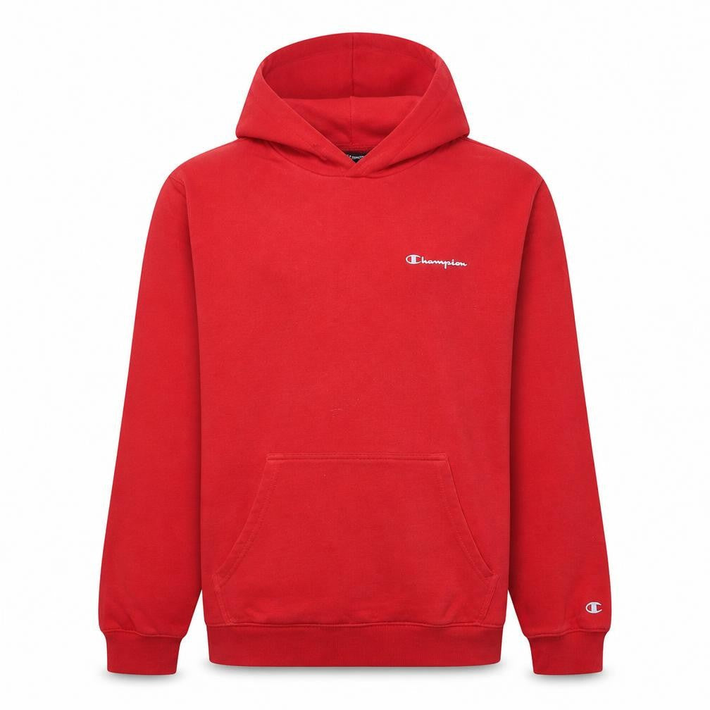 Mens UK Size L Champion Red Pullover Hoodie