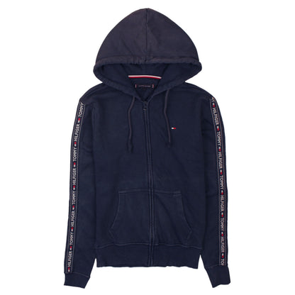 Mens UK Size S Tommy Hilfiger Blue Full Zip Hoodie