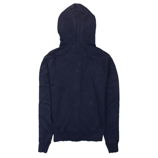 Mens UK Size S Tommy Hilfiger Blue Full Zip Hoodie