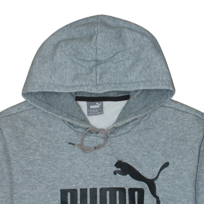 Mens UK Size L PUMA Grey Pullover Hoodie
