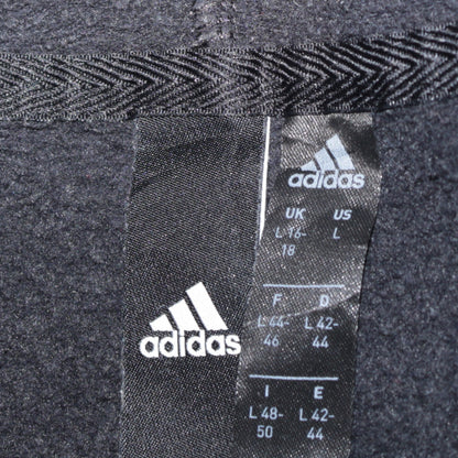 Womens UK Size 18 adidas Black Full Zip Hoodie