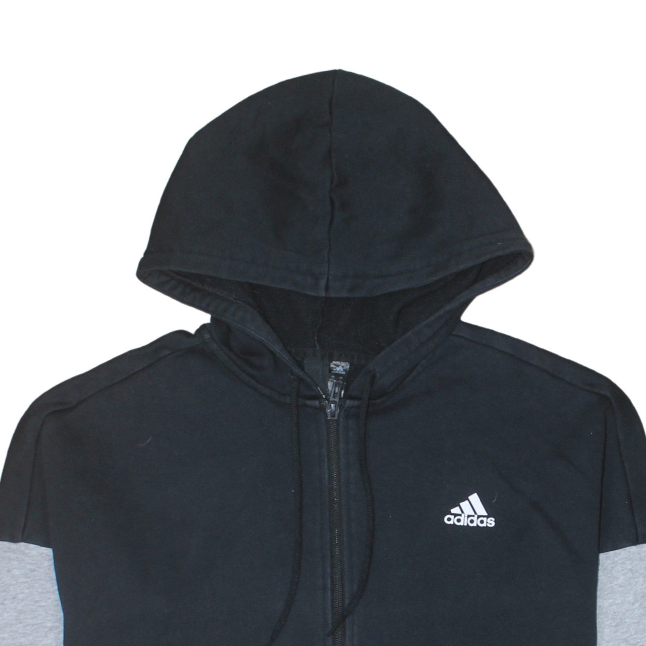 Womens UK Size 18 adidas Black Full Zip Hoodie