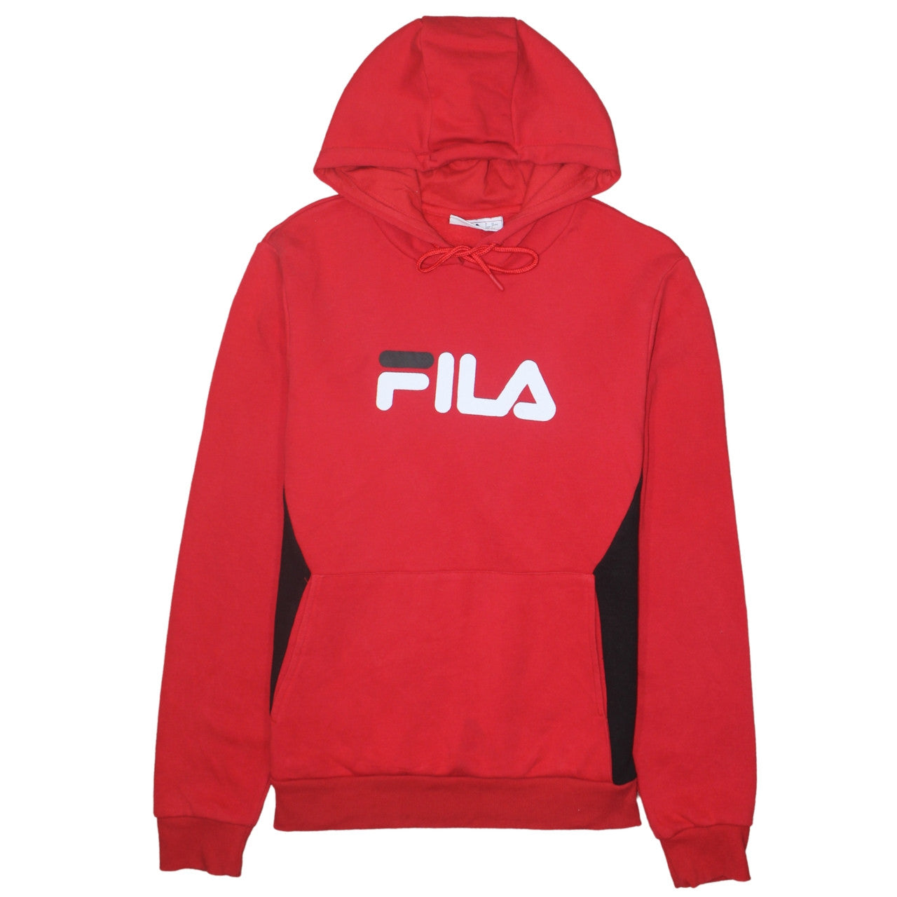 Mens UK Size L FILA Red Pullover Hoodie