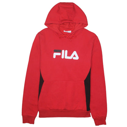 Mens UK Size L FILA Red Pullover Hoodie
