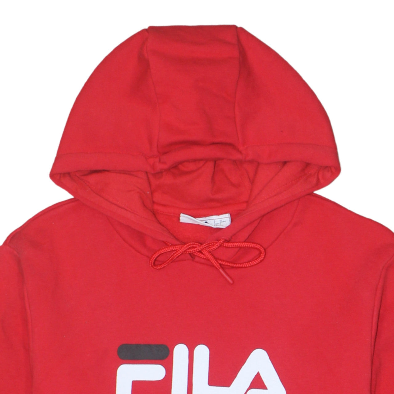 Mens UK Size L FILA Red Pullover Hoodie