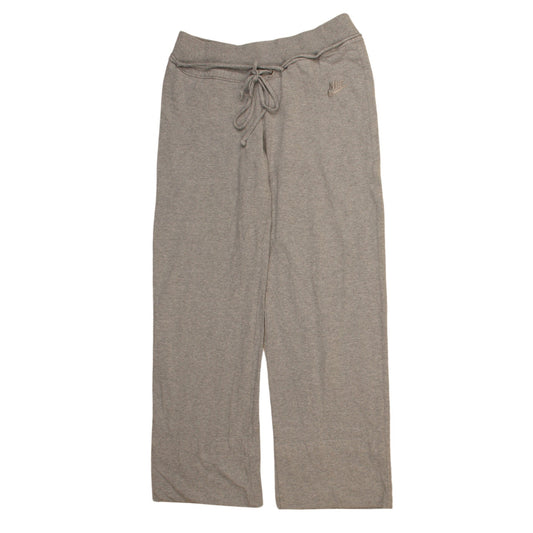 Womens UK Size L Nike Regular Fit Sweatpants Grey Trousers