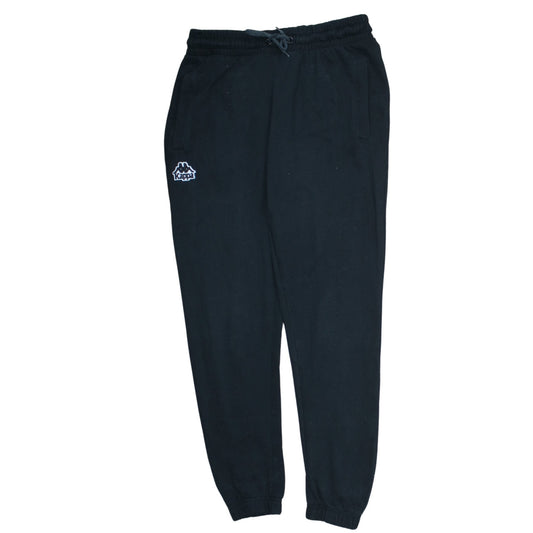 Mens UK Size S Kappa Regular Fit Jogger Black Trousers