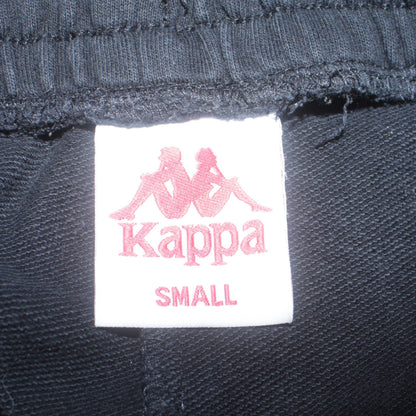 Mens UK Size S Kappa Regular Fit Jogger Black Trousers