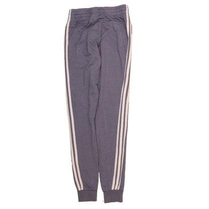 Womens UK Size XS adidas Regular Fit Jogger Blue Trousers