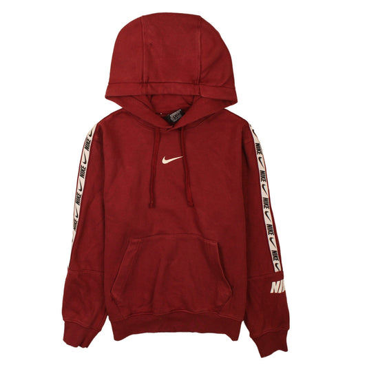 Womens UK Size XS Nike Red Pullover Hoodie