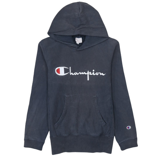 Mens UK Size M Champion Blue Pullover Hoodie