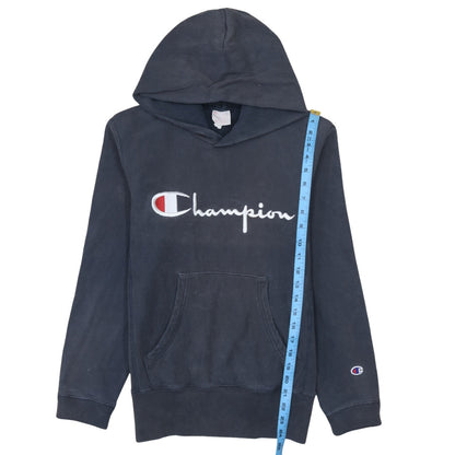Mens UK Size M Champion Blue Pullover Hoodie