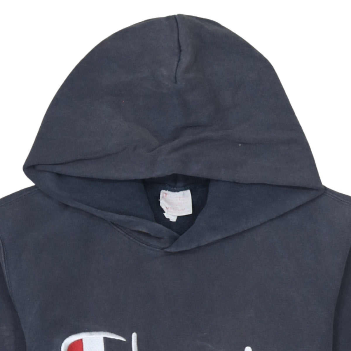 Mens UK Size M Champion Blue Pullover Hoodie