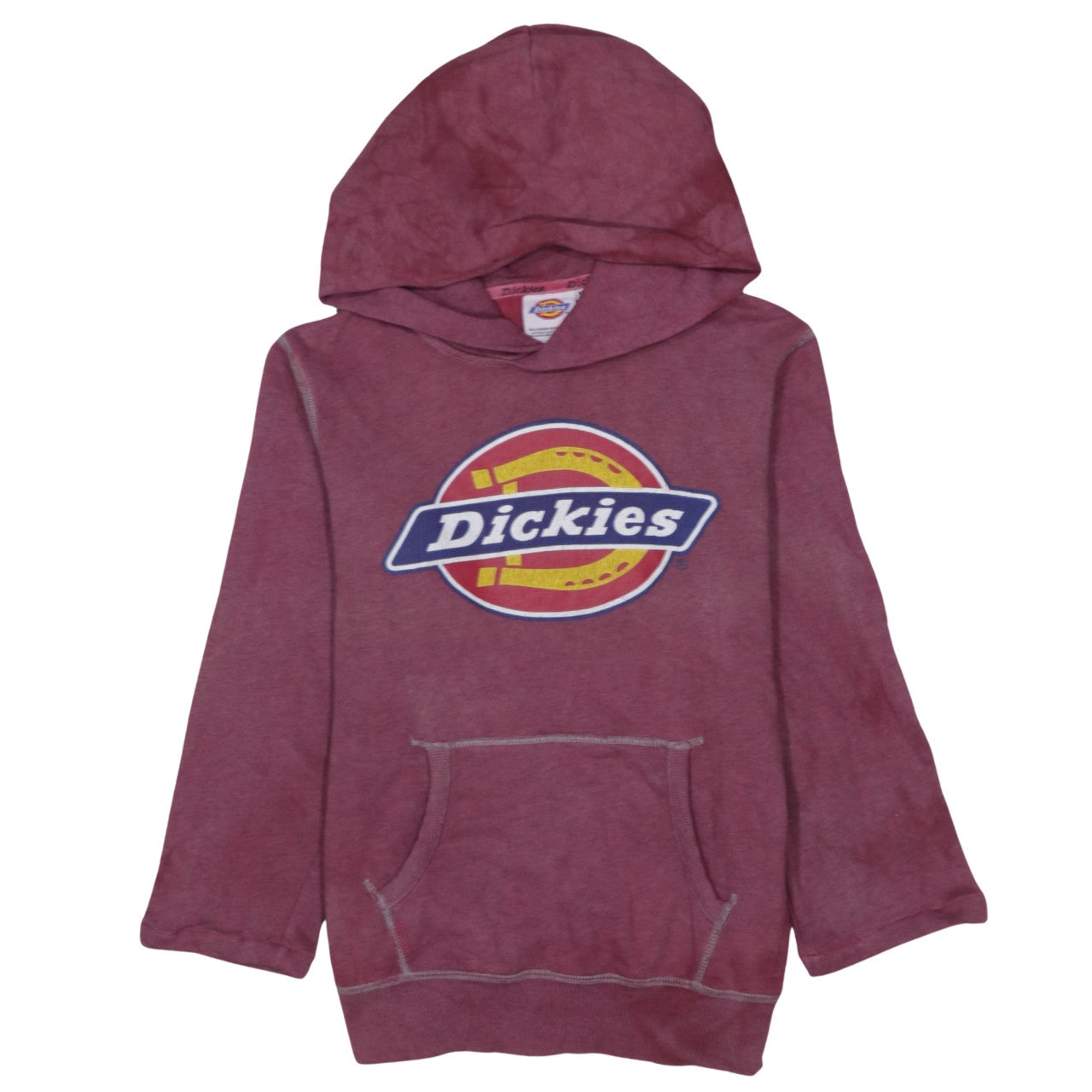 Womens UK Size M Dickies Red Pullover Hoodie