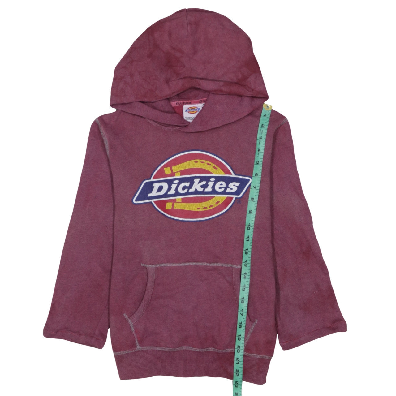 Womens UK Size M Dickies Red Pullover Hoodie