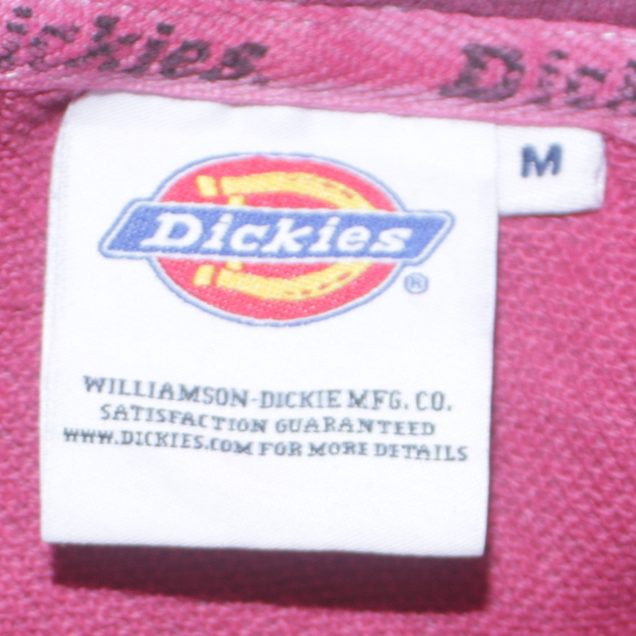 Womens UK Size M Dickies Red Pullover Hoodie