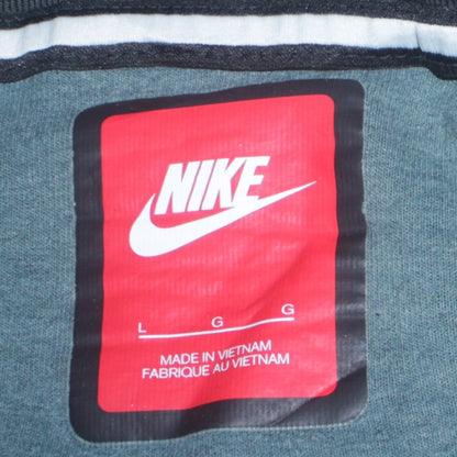 Mens UK Size L Nike Green Full Zip Hoodie