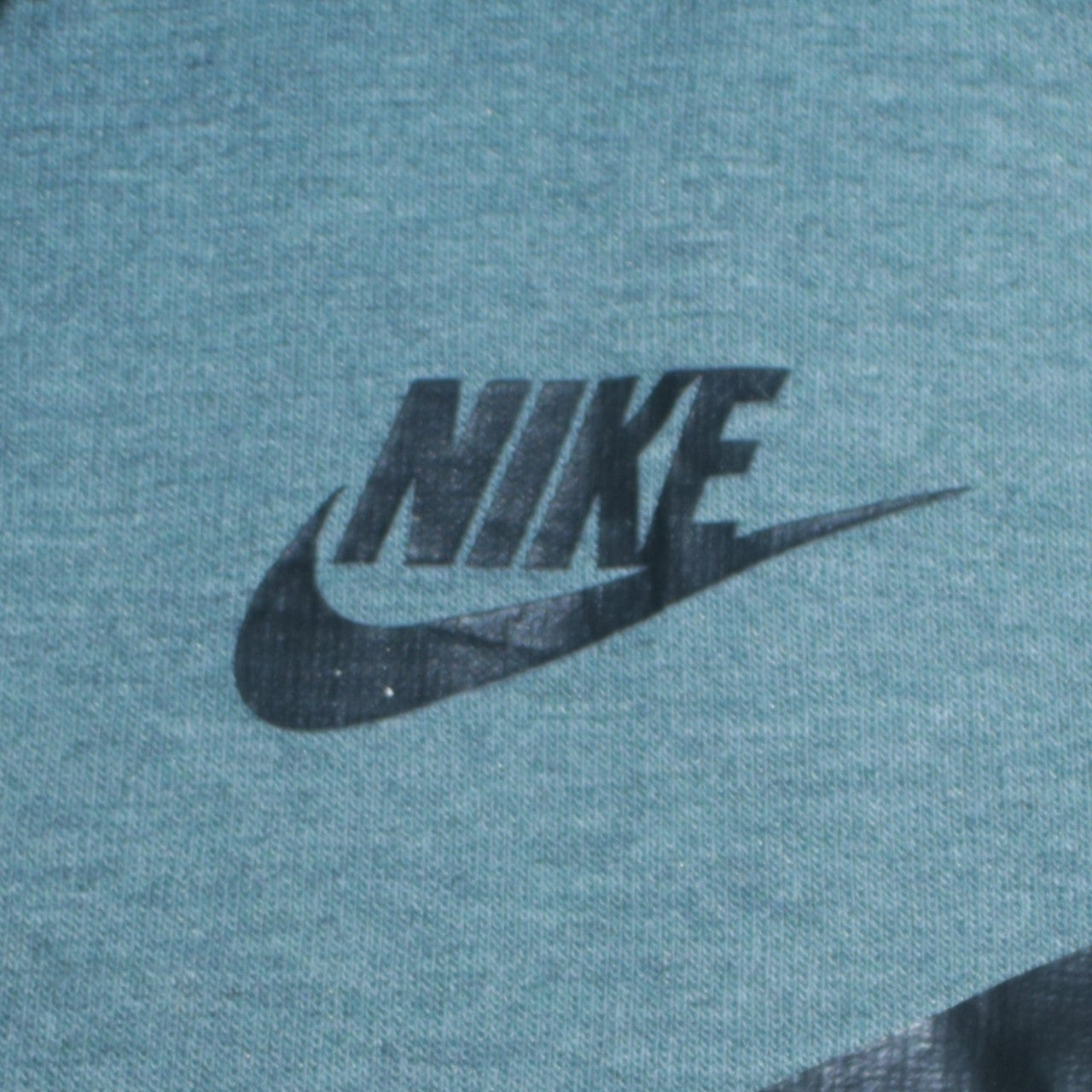 Mens UK Size L Nike Green Full Zip Hoodie