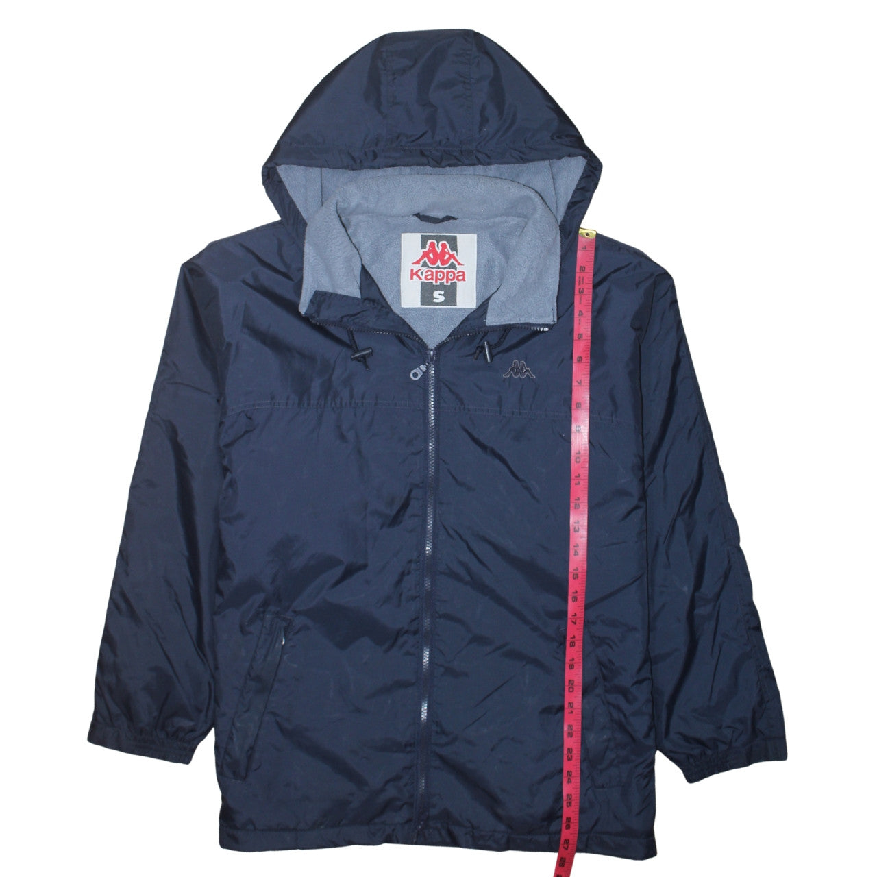 Mens UK Size S Kappa Blue Windbreaker Coat