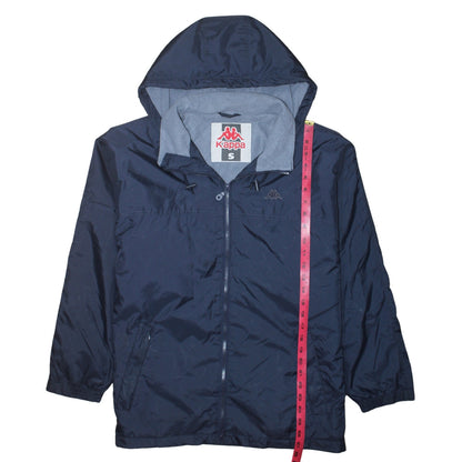Mens UK Size S Kappa Blue Windbreaker Coat