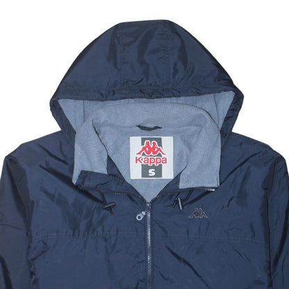 Mens UK Size S Kappa Blue Windbreaker Coat