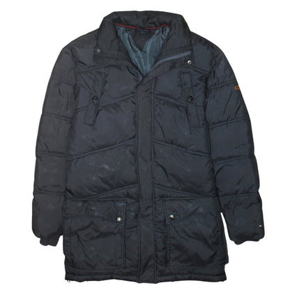 Womens UK Size 16 Tommy Hilfiger Black Puffer Jacket