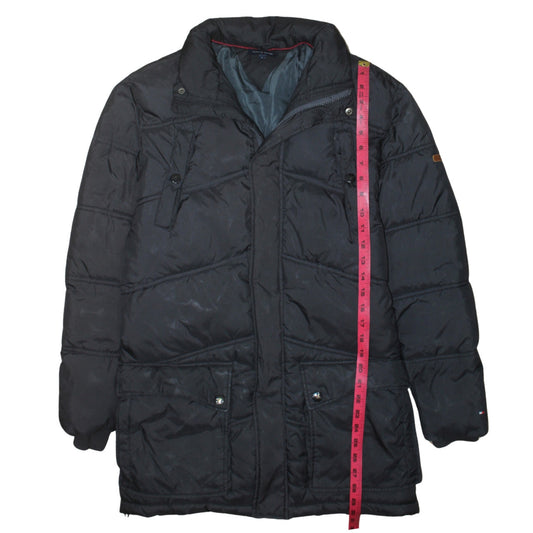 Womens UK Size 16 Tommy Hilfiger Black Puffer Jacket