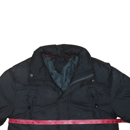 Womens UK Size 16 Tommy Hilfiger Black Puffer Jacket