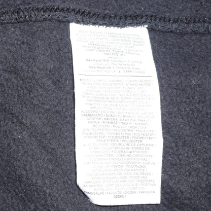 Womens UK Size L Nike Black Full Zip Hoodie