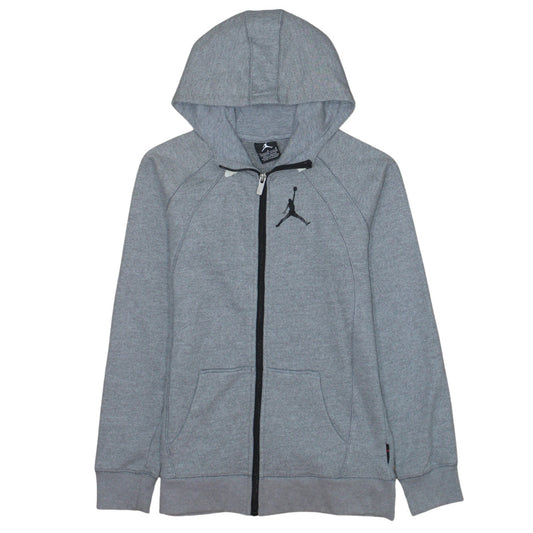 Boys UK Size 12-13 Years Jordan Grey Full Zip Hoodie