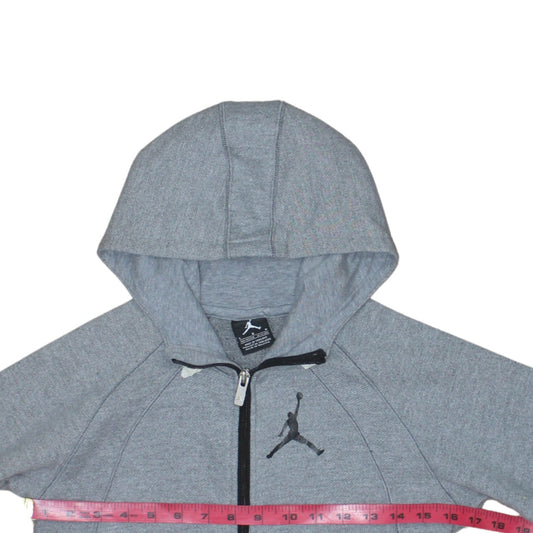Boys UK Size 12-13 Years Jordan Grey Full Zip Hoodie