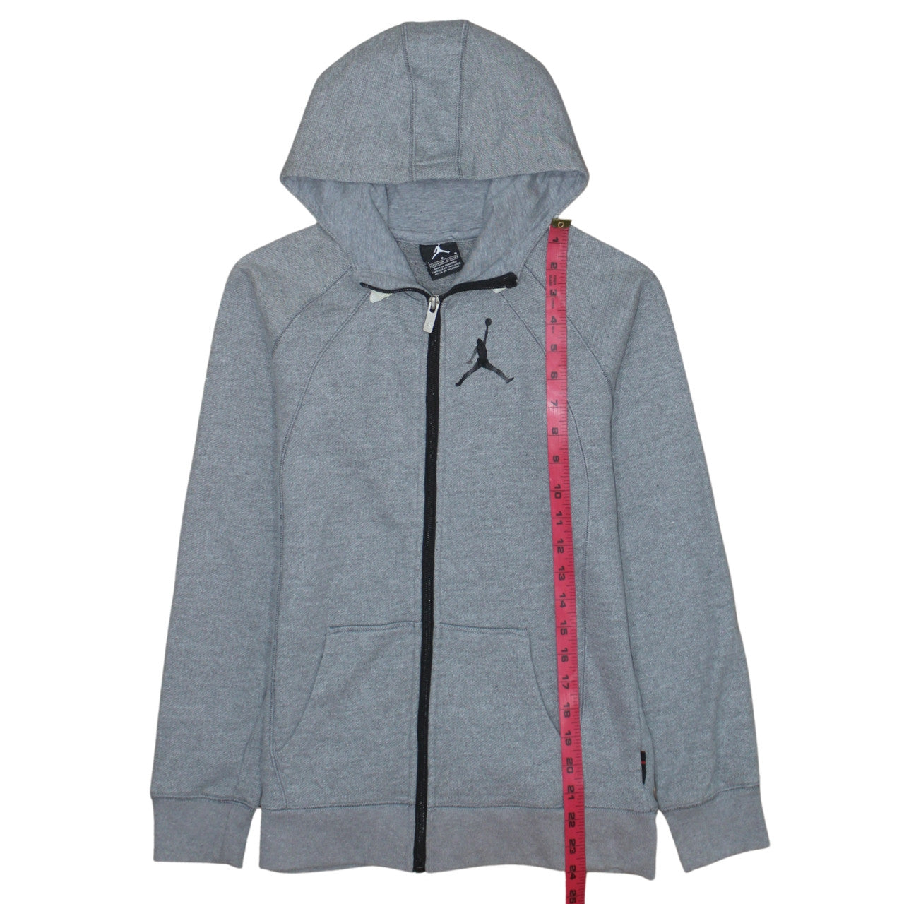 Boys UK Size 12-13 Years Jordan Grey Full Zip Hoodie