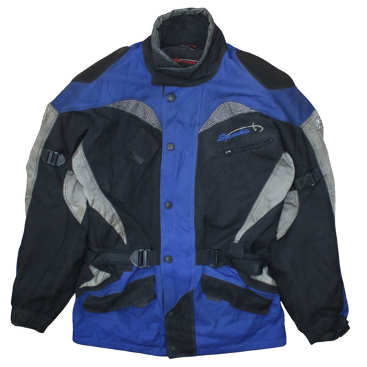 Mens UK Size XL Spada Blue Motorcycle Jacket
